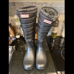 Hunter tall insulated rainboots LIMITED EDITION!